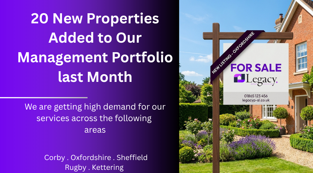20 New Properties Added to Our Management Portfolio last Month